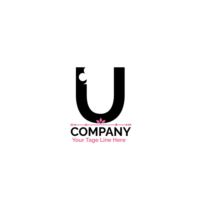 U Name Logo | U Latter Logo | U Name icon template